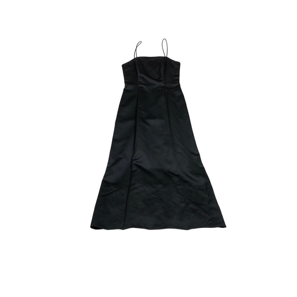 Alex Evenings Vintage 90s Satin Spaghetti Strap Maxi Dress Size 14